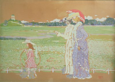 El Paseo, 1903 de Wassily Kandinsky